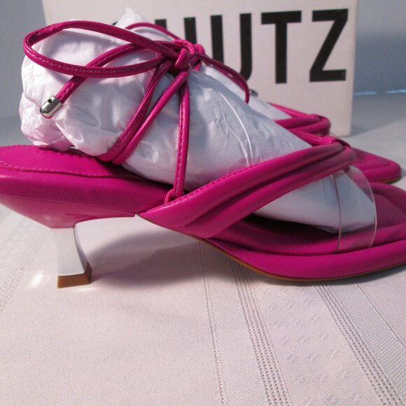 Schutz S-Meghan Hot Pink Strappy Sandal NIB Sz 6M - Picture 6 of 14